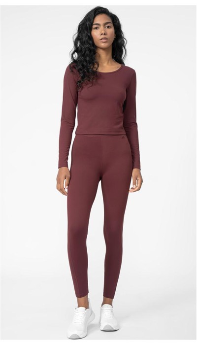 4F Γυναικείο κολάν training με 4FDry τεχνολογία Μωβ