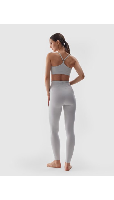 4F Γυναικείο κολάν 7/8 με 4FDry τεχνολογία για yoga/pilates  γκρι