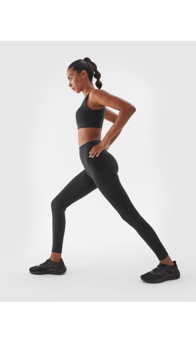 4F Γυναικείο κολάν  με 4FDry τεχνολογία  μαύρο