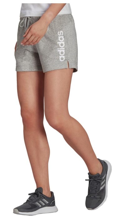 Adidas Γυναικείο σορτς Ess με λογότυπο γκρι