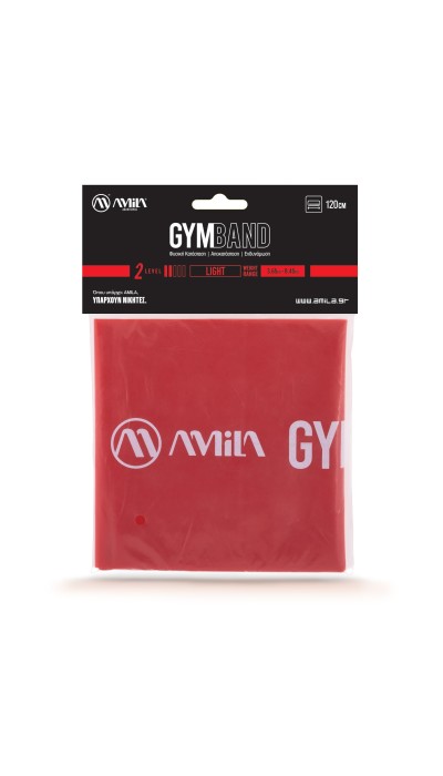 Amila Λάστιχο Αντίστασης GymBand 1.2m ελαφρύ κόκκινο