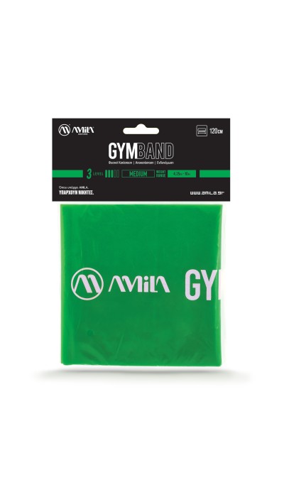 Amila Λάστιχο Αντίστασης GymBand 1.2m μεσαίο πράσινο