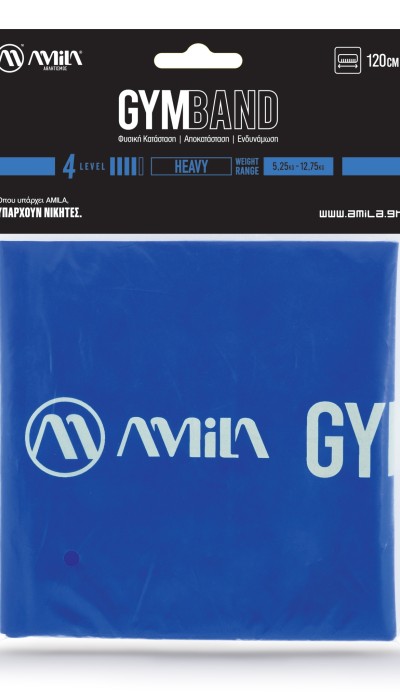 Amila Λάστιχο Αντίστασης GymBand 1.2m σκληρό μπλε