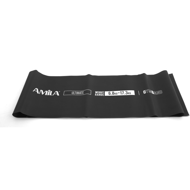Amila Λάστιχο Αντίστασης GymBand 1.2m πολύ σκληρό μαύρο Amila Λάστιχο Αντίστασης GymBand 1.2m πολύ σκληρό μαύρο