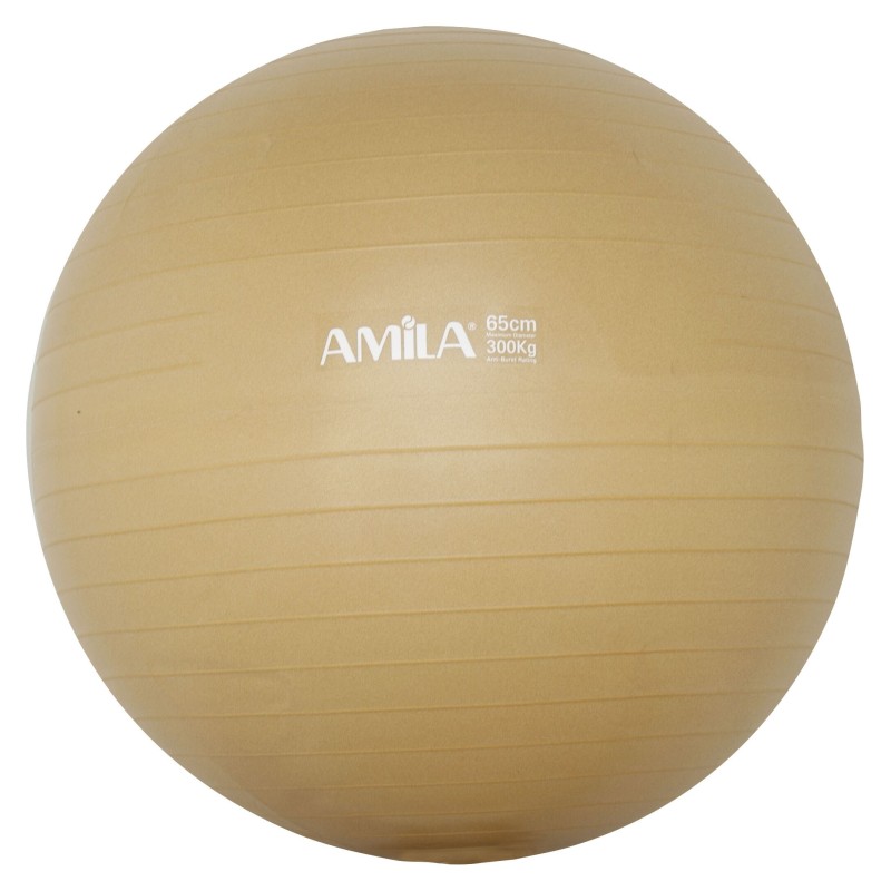 Amila Μπάλα Pilates 65CM 1350G Χρυσή Amila Μπάλα Pilates 65CM 1350G Χρυσή