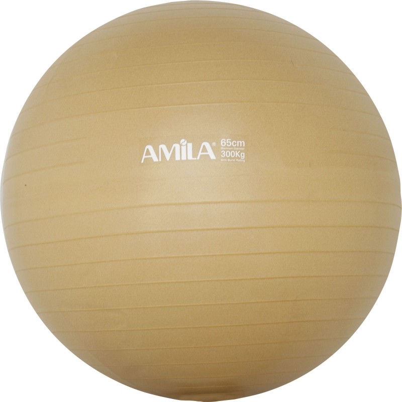 Amila Μπάλα Pilates 65CM 1350G Χρυσή Amila Μπάλα Pilates 65CM 1350G Χρυσή