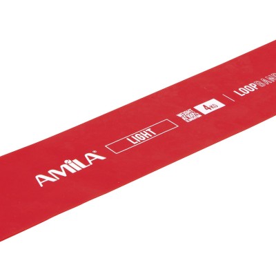 Amila Λάστιχο Γυμναστικής Loop Μαλακό Κόκκινο