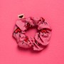 PetitBoutik Scrunchie σούρα μαλλιών Pink Hearts Pixel
