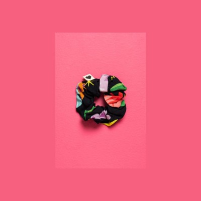 PetitBoutik Scrunchie σούρα μαλλιών Black Mexican Leopard