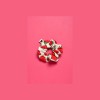 PetitBoutik Scrunchie σούρα μαλλιών White Strawberries PetitBoutik Scrunchie σούρα μαλλιών White Strawberries