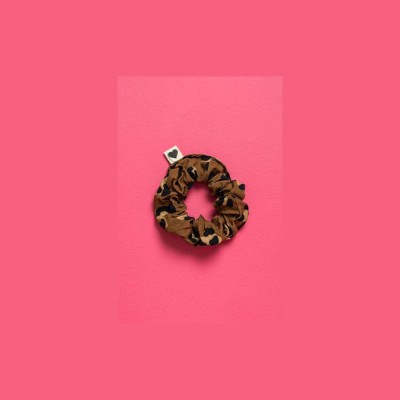 PetitBoutik Scrunchie σούρα μαλλιών Leopar Animal Print
