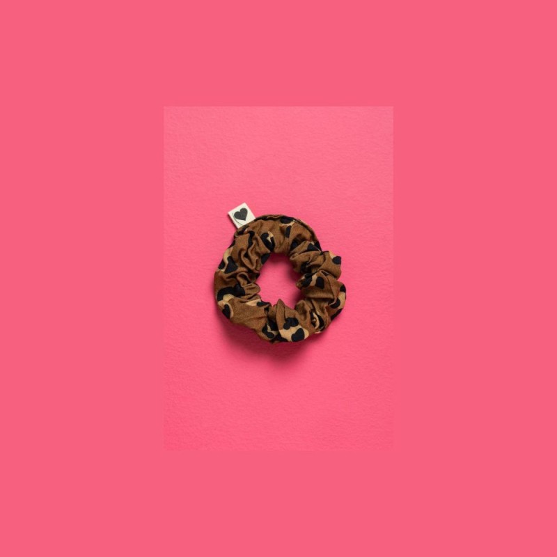 PetitBoutik Scrunchie σούρα μαλλιών Leopar Animal Print PetitBoutik Scrunchie σούρα μαλλιών Leopar Animal Print