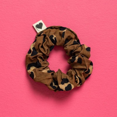 PetitBoutik Scrunchie σούρα μαλλιών Leopar Animal Print