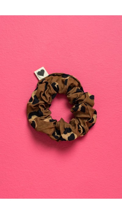 PetitBoutik Scrunchie σούρα μαλλιών Leopar Animal Print