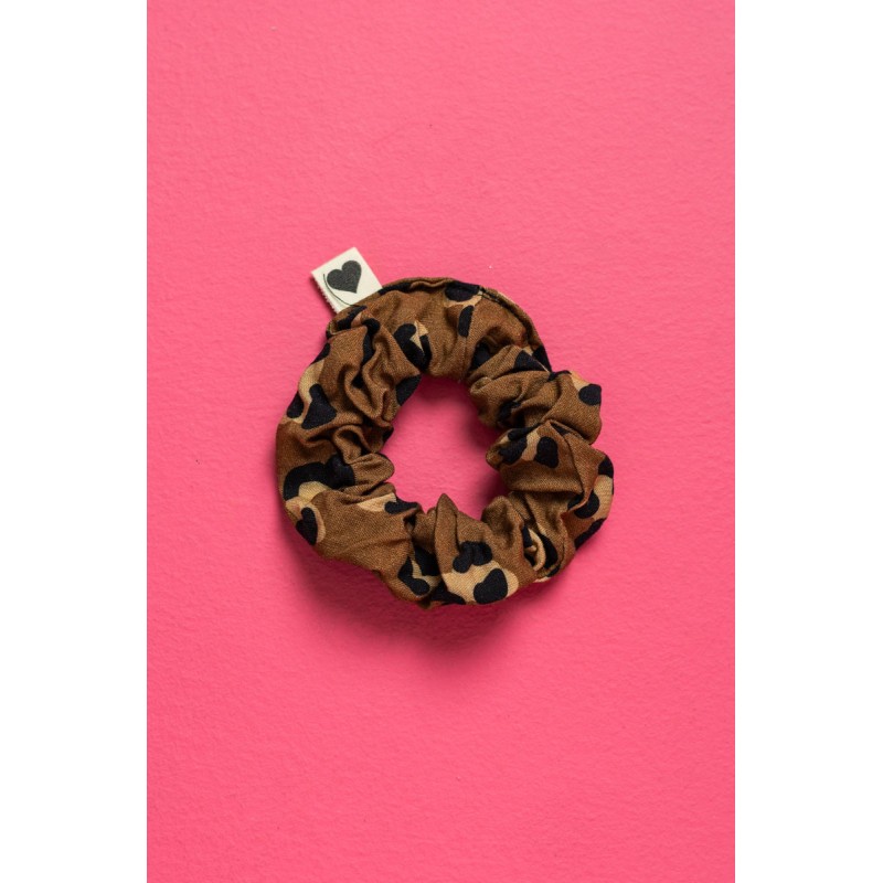 PetitBoutik Scrunchie σούρα μαλλιών Leopar Animal Print