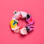 PetitBoutik Scrunchie σούρα μαλλιών Pink Hearts Pixel