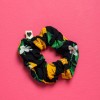 PetitBoutik Scrunchie σούρα μαλλιών Black Lemons PetitBoutik Scrunchie σούρα μαλλιών Black Lemons