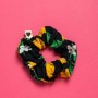 PetitBoutik Scrunchie σούρα μαλλιών Black Lemons