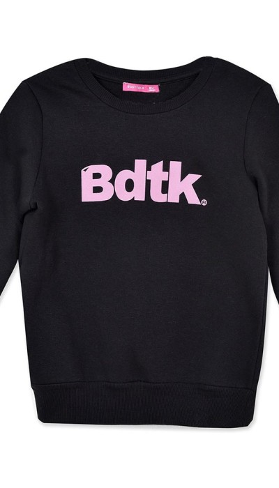 BodyTalk Παιδική μπλούζα φούτερ για κορίτσια μαύρη
