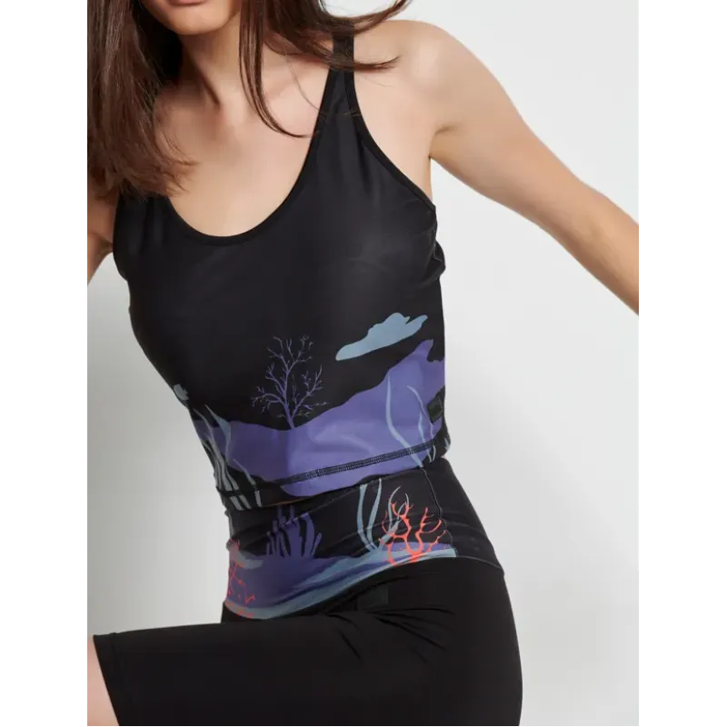 BodyTalk Γυναικείο αμάνικο crop top CORALREEF BodyTalk Γυναικείο αμάνικο crop top CORALREEF