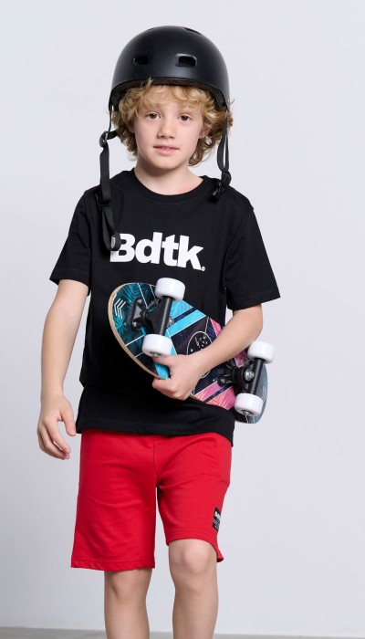 BodyTalk Παιδική βερμούδα για αγόρι κόκκινη