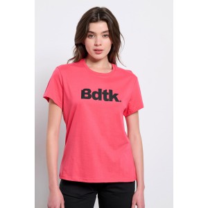 BodyTalk Γυναικεία κοντομάνικη μπλούζα βαμβακερή καρπουζί
