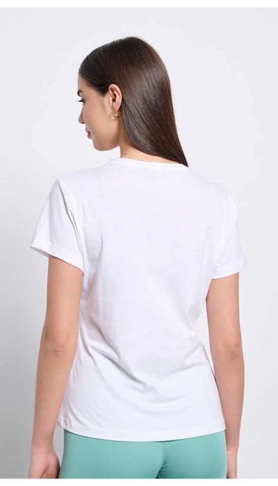 BodyTalk Γυναικεία μπλούζα κοντομάνικη Άσπρη