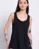 BodyTalk Γυναικεία αμάνικη μπλούζα loose γραμμή μαύρη