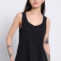 BodyTalk Γυναικεία αμάνικη μπλούζα loose γραμμή μαύρη