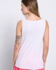 BodyTalk Γυναικεία αμάνικη μπλούζα loose γραμμή άσπρη