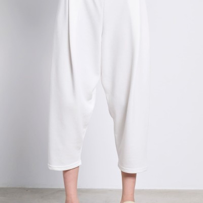 BodyTalk Γυναικεία Φαρδυά παντελόνα baggy 7/8 εκρού