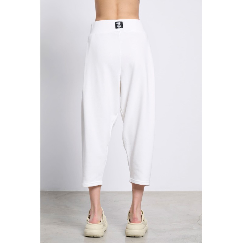 BodyTalk Γυναικεία Φαρδυά παντελόνα baggy 7/8 εκρού