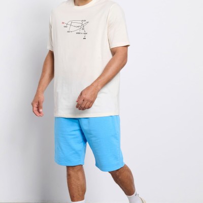 BodyTalk Ανδρική βερμούδα Co-ords Surfs-up μπλε
