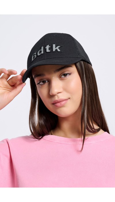 BodyTalk Unisex καπέλο jockey μαύρο