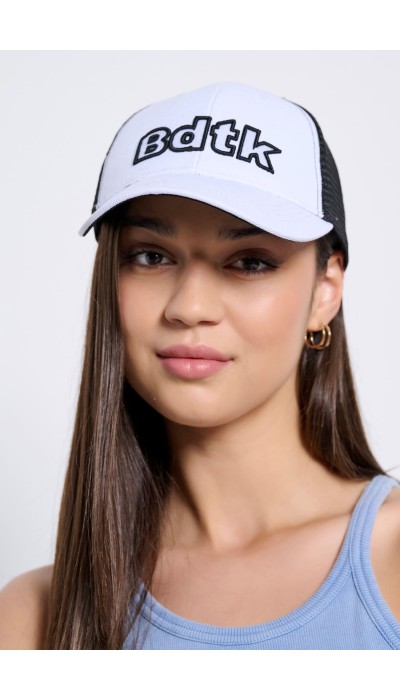BodyTalk Unisex καπέλο jockey άσπρο