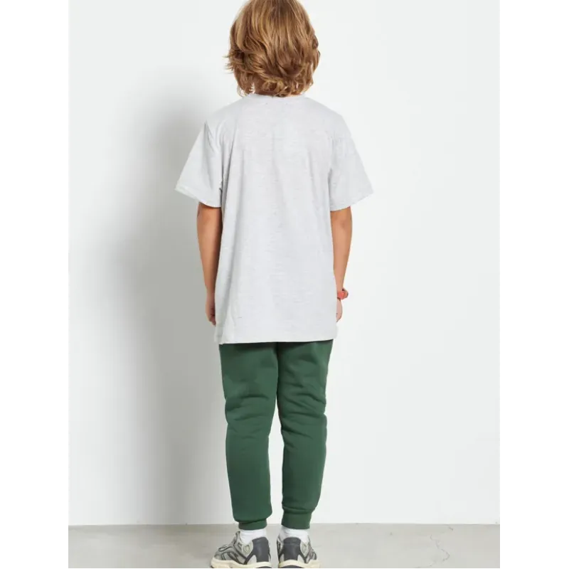 BodyTalk Unisex παιδικό παντελόνι φόρμας χακί BodyTalk Unisex παιδικό παντελόνι φόρμας χακί
