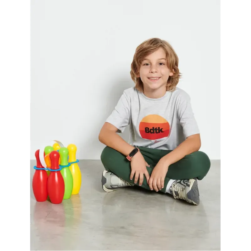 BodyTalk Unisex παιδικό παντελόνι φόρμας χακί BodyTalk Unisex παιδικό παντελόνι φόρμας χακί