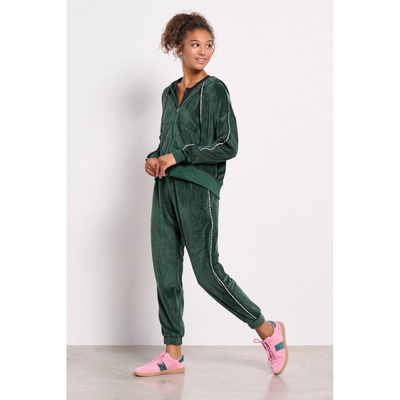 BodyTalk Γυανικείο Παντελόνι Με Λάστιχο Βελουτέ "Velour" Πράσινο BodyTalk Γυανικείο Παντελόνι Με Λάστιχο Βελουτέ "Velour" Πράσινο