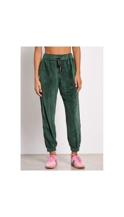 BodyTalk Γυανικείο Παντελόνι Με Λάστιχο Βελουτέ "Velour" Πράσινο BodyTalk Γυανικείο Παντελόνι Με Λάστιχο Βελουτέ "Velour" Πράσινο