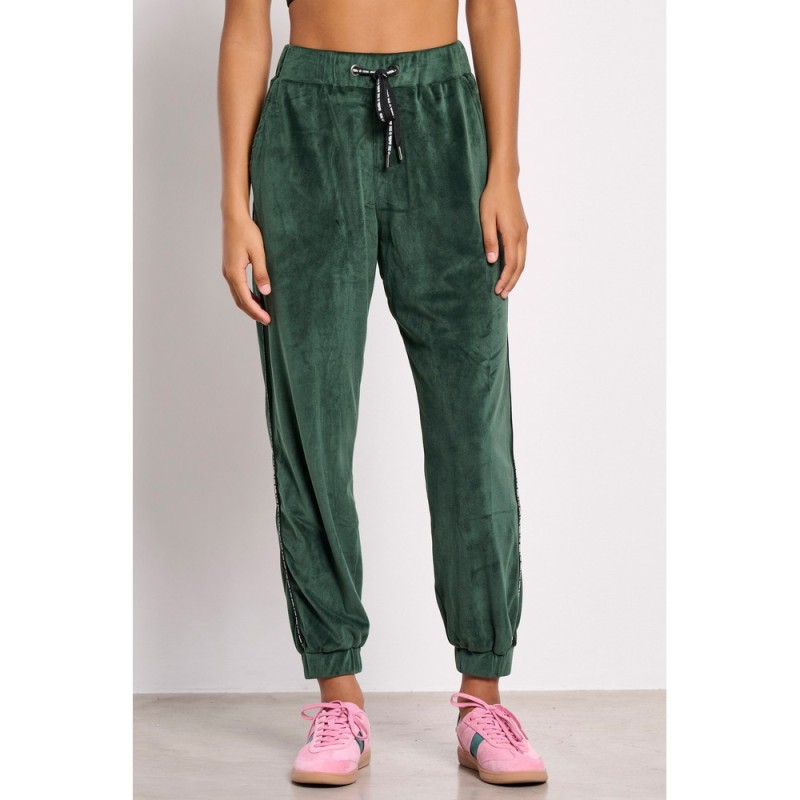 BodyTalk Γυανικείο Παντελόνι Με Λάστιχο Βελουτέ "Velour" Πράσινο BodyTalk Γυανικείο Παντελόνι Με Λάστιχο Βελουτέ "Velour" Πράσινο