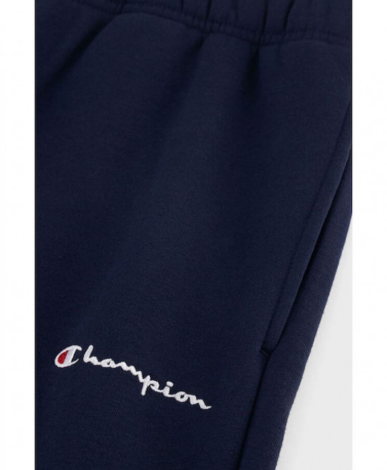 Champion Ανδρικό παντελόνι φούτερ ίσια γραμμή μπλε
