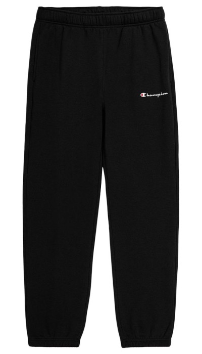Champion Ανδρικό παντελόνι φούτερ ίσια γραμμή μαύρο
