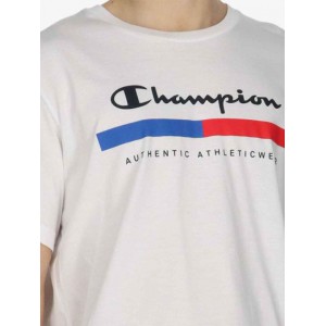 Champion Ανδρική κοντομάνικη μπλούζα άσπρη