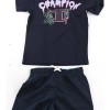Champion Παιδικό σετ κοντομάνικη μπλούζα & σορτς μαγιό για αγόρι Μπλε Champion Παιδικό σετ κοντομάνικη μπλούζα & σορτς μαγιό για αγόρι Μπλε