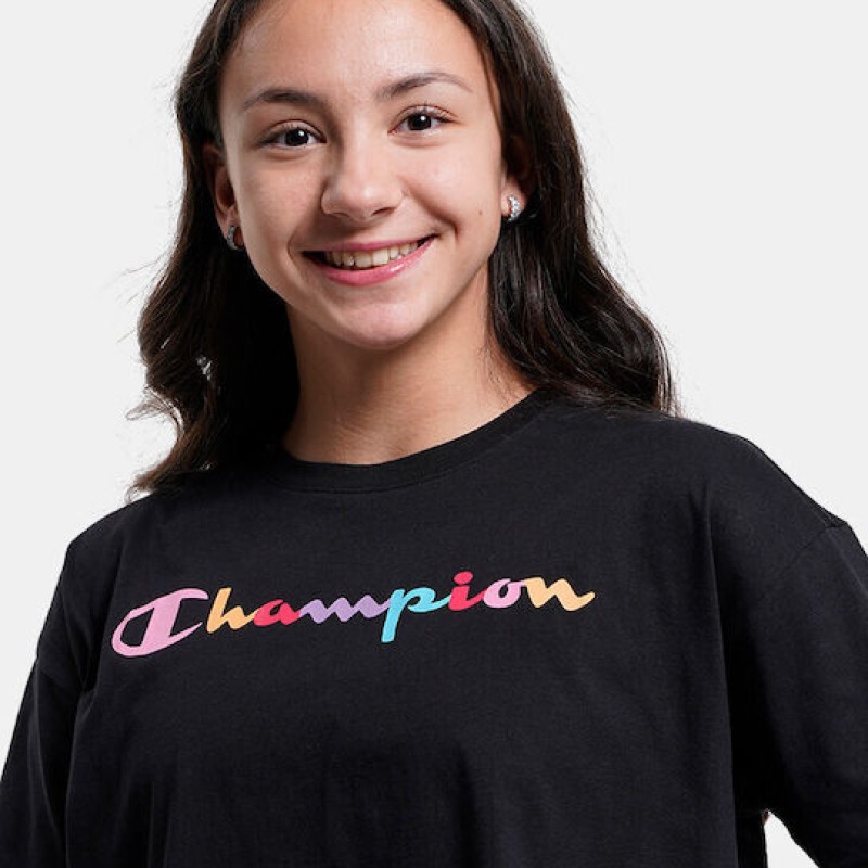 Champion girl's crewneck croptop 