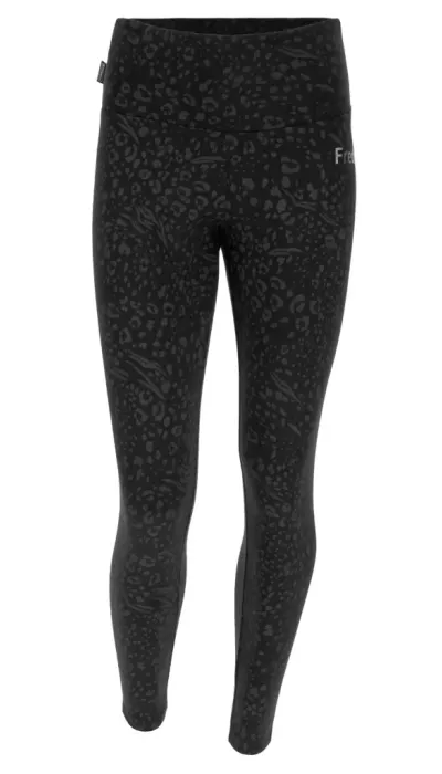 Freddy Γυναικείο αθλητικό κολάν με φλις μαύρο