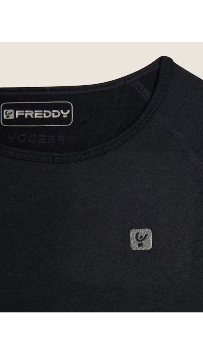Freddy Γυανικεία Seamless Μπλούζα Μαύρη