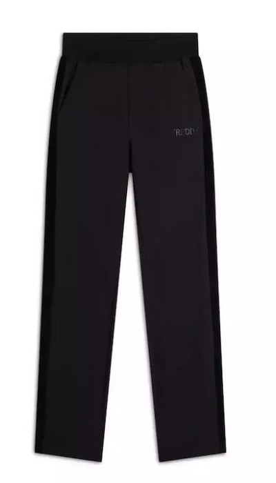 Freddy Γυναικείο Παντελόνι με Βελούδινη Φάσα Μαύρη