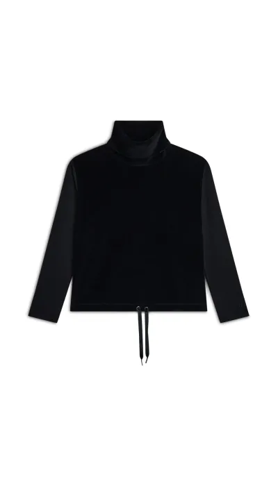 Freddy Γυναικεία Μπλούζα βελούδινη Ζιβάγκο με Στρας Μαύρη Freddy Γυναικεία Μπλούζα βελούδινη Ζιβάγκο με Στρας Μαύρη