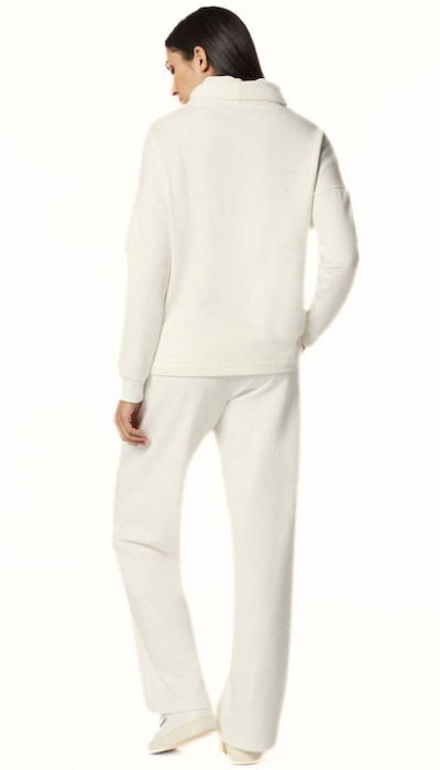 Freddy Γυναικεία Μπλούζα Φούτερ Με Ζιβάγκο Εκρού